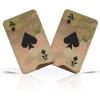 M-Tac Tactical Morale Patch for Military Gear – Ace of Spades Patch Death Card – Army Patches for Clothes, Jackets, Backpacks, Hats – Combat Hook and Loop Patches (Black/GITD)(Camo / Black 2 pcs.)