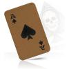 M-Tac Tactical Morale Patch for Military Gear – Ace of Spades Patch Death Card – Army Patches for Clothes, Jackets, Backpacks, Hats – Combat Hook and Loop Patches (Black/GITD)(Coyote / Black)