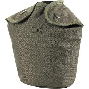 M-Tac Canteen Water Bottle – 1 Quart Water Canteen (34 Oz/1L) – Tactical Water Bottle for Military Hiking Camping Survival (Olive)(Olive Pouch Bag)