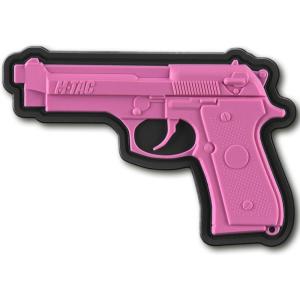 M-Tac Morale Patch Pink Lips with Bullet – PVC Tactical Military Patch with Hook Fastener Backing – Patches for Vest, Backpacks, Hats (Pink)(Pink B)