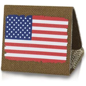 M-Tac Patch Vintage USA Flag – Tactical GITD Stars American Military Flag Patch Hook and Loop Fastener (Molle Full Color/Ranger Green)(Molle Full Color/Coyote)