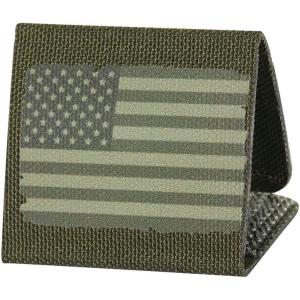 M-Tac Patch Vintage USA Flag – Tactical GITD Stars American Military Flag Patch Hook and Loop Fastener (Molle Full Color/Ranger Green)(Molle Olive/Ranger Green)