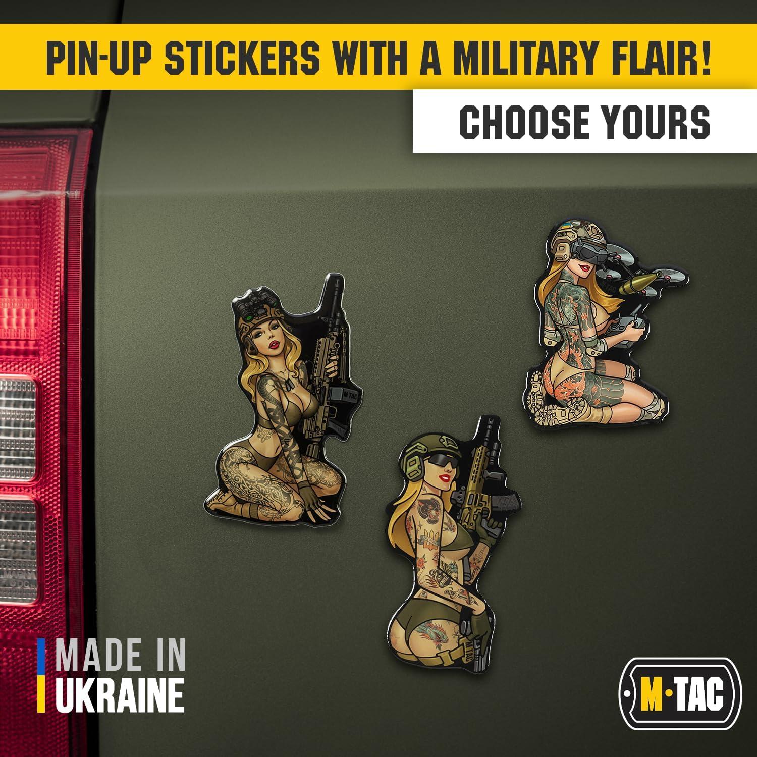image:imageMTac Morale Sticker Tactical Girl 3D Sticker Bumper Sticker Tactical Military Stickers for Laptop Tablet Phone Notebook Car Bumper Hard Hat 3 SithPanther