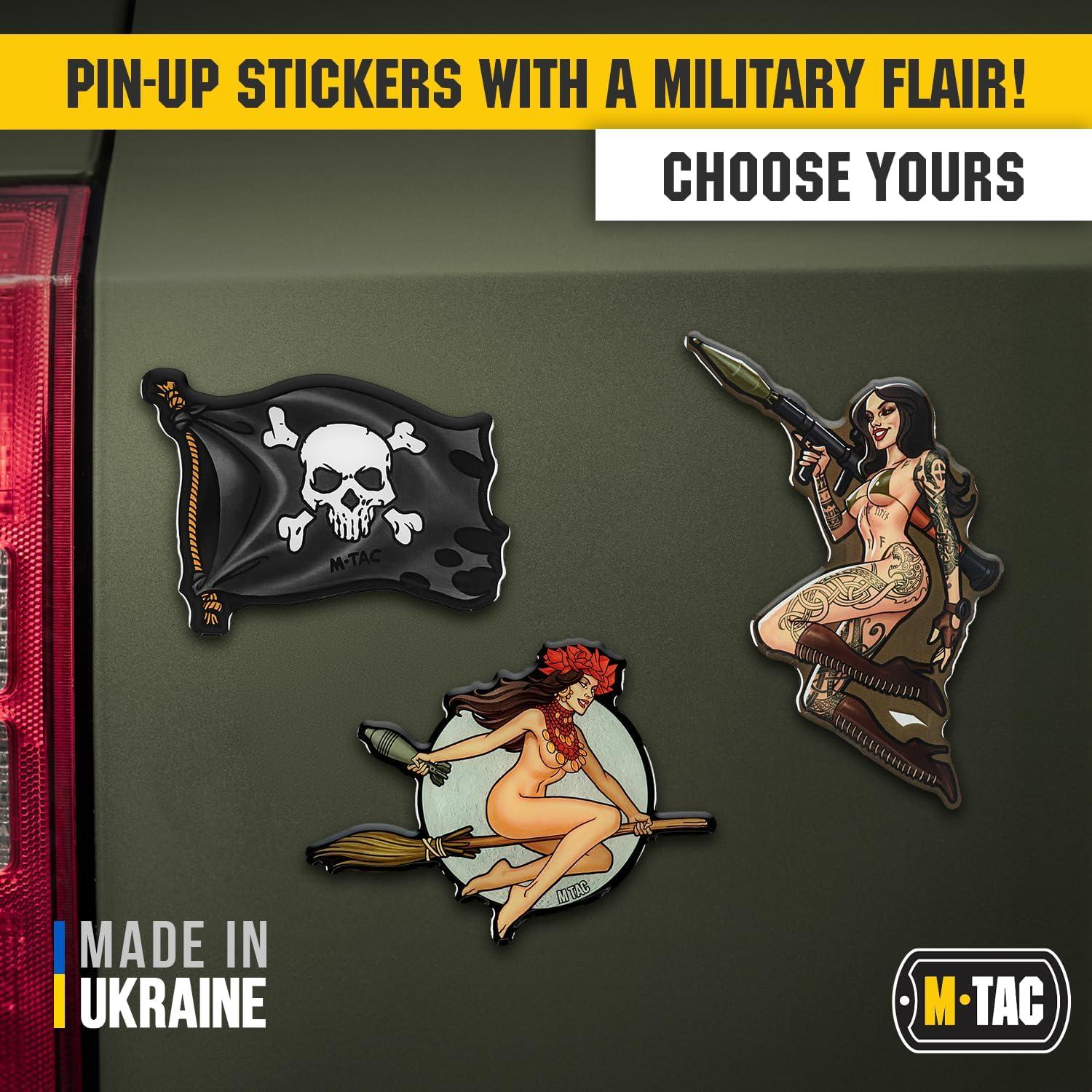 image:imageMTac Odin Night Vision 3D Sticker Tactical Military Bumper Sticker for Laptops Tablet Phone Notebook Car Bumper Hard HatJolly Roger