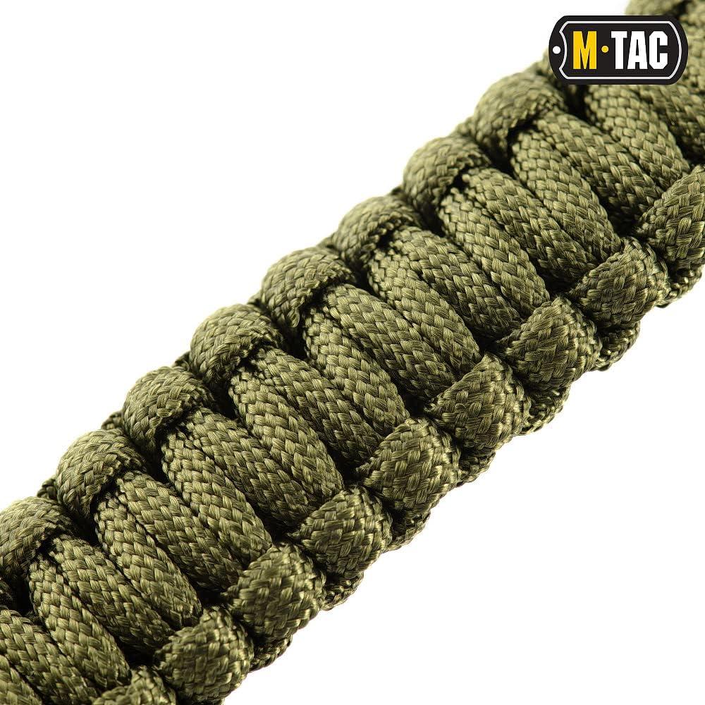 image:imageMTac Survival Paracord Bracelet Cord 12 ft 144 Inch Tactical Emergency Cord Rope with Compass WhistleOlive