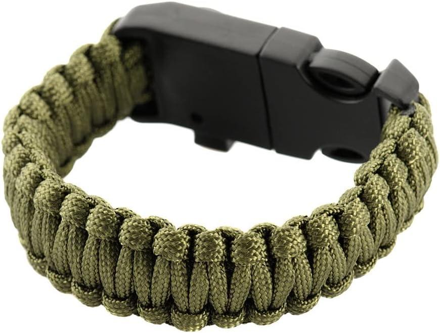 image:imageMTac Survival Paracord Bracelet Cord 12 ft 144 Inch Tactical Emergency Cord Rope with Compass WhistleOlive