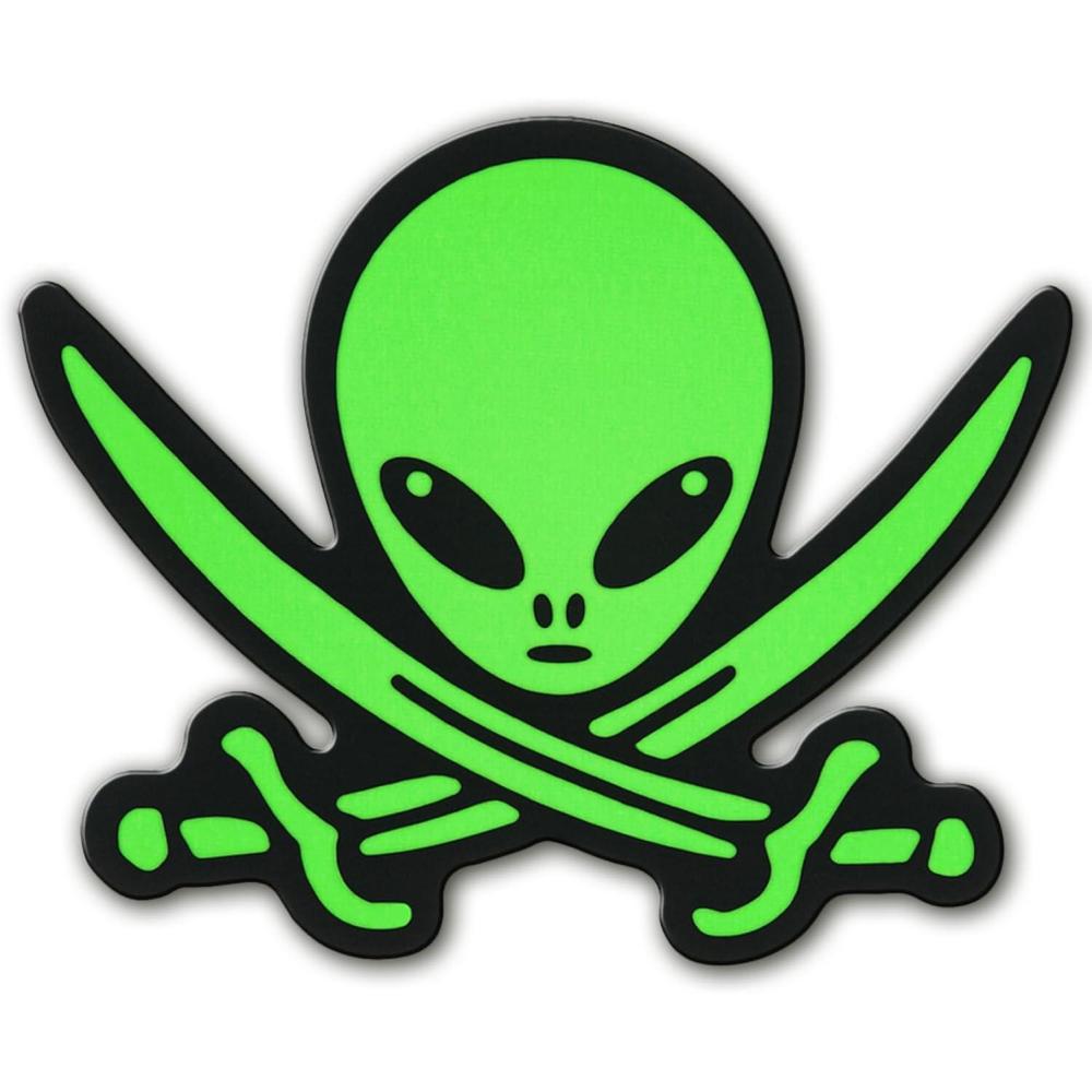 image:imageMTac Morale PVC Patch MC Funny Badge for Tactical Military Army Gear with Hook Fastener AlienAlien