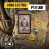 M-Tac Ace of Spades Death Card Tactical Morale Patch Army Combat Hook Fasteners(Coyote/Black)