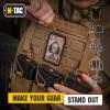 M-Tac Ace of Spades Death Card Tactical Morale Patch Army Combat Hook Fasteners(Coyote/Black)