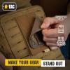 M-Tac Loop Tactical Morale Patches Board Molle Attachment 3.1 x 5.2 inch (Black)(Coyote)