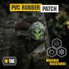 M-Tac Morale PVC Patch MC – Funny Badge for Tactical Military Army Gear with Hook Fastener (Alien)(Green)