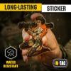 M-Tac Morale Sticker Tactical Girl – 3D Sticker – Bumper Sticker – Tactical Military Stickers for Laptop, Tablet, Phone, Notebook, Car Bumper, Hard Hat (#3 Sith)(#10 Ace of Spades)