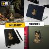 M-Tac Morale Sticker Tactical Girl – 3D Sticker – Bumper Sticker – Tactical Military Stickers for Laptop, Tablet, Phone, Notebook, Car Bumper, Hard Hat (#3 Sith)(#5 Hooligan)