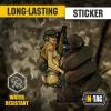 M-Tac Morale Sticker Tactical Girl – 3D Sticker – Bumper Sticker – Tactical Military Stickers for Laptop, Tablet, Phone, Notebook, Car Bumper, Hard Hat (#3 Sith)(Mm14)