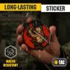 M-Tac Morale Sticker Tactical Girl – 3D Sticker – Bumper Sticker – Tactical Military Stickers for Laptop, Tablet, Phone, Notebook, Car Bumper, Hard Hat (#3 Sith)(Sith)