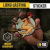 M-Tac Morale Sticker Tactical Girl – 3D Sticker – Bumper Sticker – Tactical Military Stickers for Laptop, Tablet, Phone, Notebook, Car Bumper, Hard Hat (#3 Sith)(Witch)