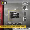 M-Tac Odin Night Vision 3D Sticker – Tactical Military Bumper Sticker for Laptops, Tablet, Phone, Notebook, Car Bumper, Hard Hat(Jolly Roger)