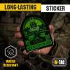 M-Tac Odin Night Vision 3D Sticker – Tactical Military Bumper Sticker for Laptops, Tablet, Phone, Notebook, Car Bumper, Hard Hat(Odin Night Vision)