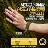 M-Tac Paracord Bracelet – Tactical Survival Wristband with Fastex Buckle – 7-Strand Cord for Hiking, Camping, Emergency Use(Olive)