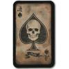 M-Tac Ace of Spades Death Card Tactical Morale Patch Army Combat Hook Fasteners(Coyote/Black)