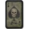 M-Tac Ace of Spades Death Card Tactical Morale Patch Army Combat Hook Fasteners(Olive/Black)