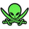 M-Tac Morale PVC Patch MC – Funny Badge for Tactical Military Army Gear with Hook Fastener (Alien)(Alien)
