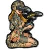 M-Tac Morale Sticker Tactical Girl – 3D Sticker – Bumper Sticker – Tactical Military Stickers for Laptop, Tablet, Phone, Notebook, Car Bumper, Hard Hat (#3 Sith)(#6 Japan)