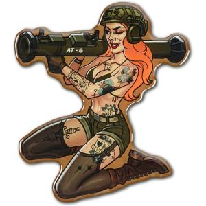 M-Tac Morale Sticker Tactical Girl – 3D Sticker – Bumper Sticker – Tactical Military Stickers for Laptop, Tablet, Phone, Notebook, Car Bumper, Hard Hat (#3 Sith)(#10 Ace of Spades)