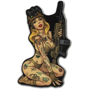 M-Tac Morale Sticker Tactical Girl – 3D Sticker – Bumper Sticker – Tactical Military Stickers for Laptop, Tablet, Phone, Notebook, Car Bumper, Hard Hat (#3 Sith)(#5 Hooligan)
