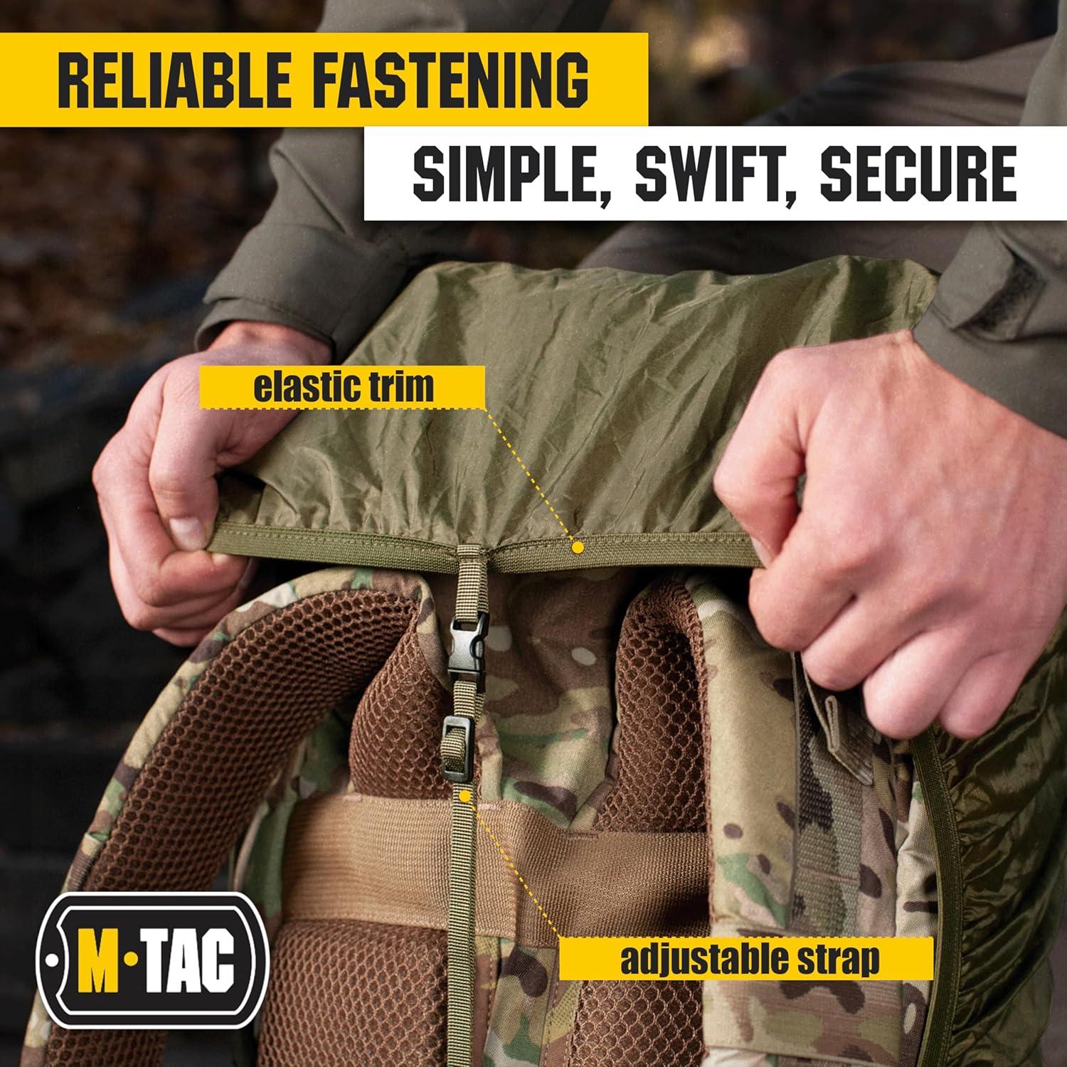 image:imageMTac Backpack Rain Cover Waterproof Bag Rain Cover for Hiking Travel Camping MilitaryOlive