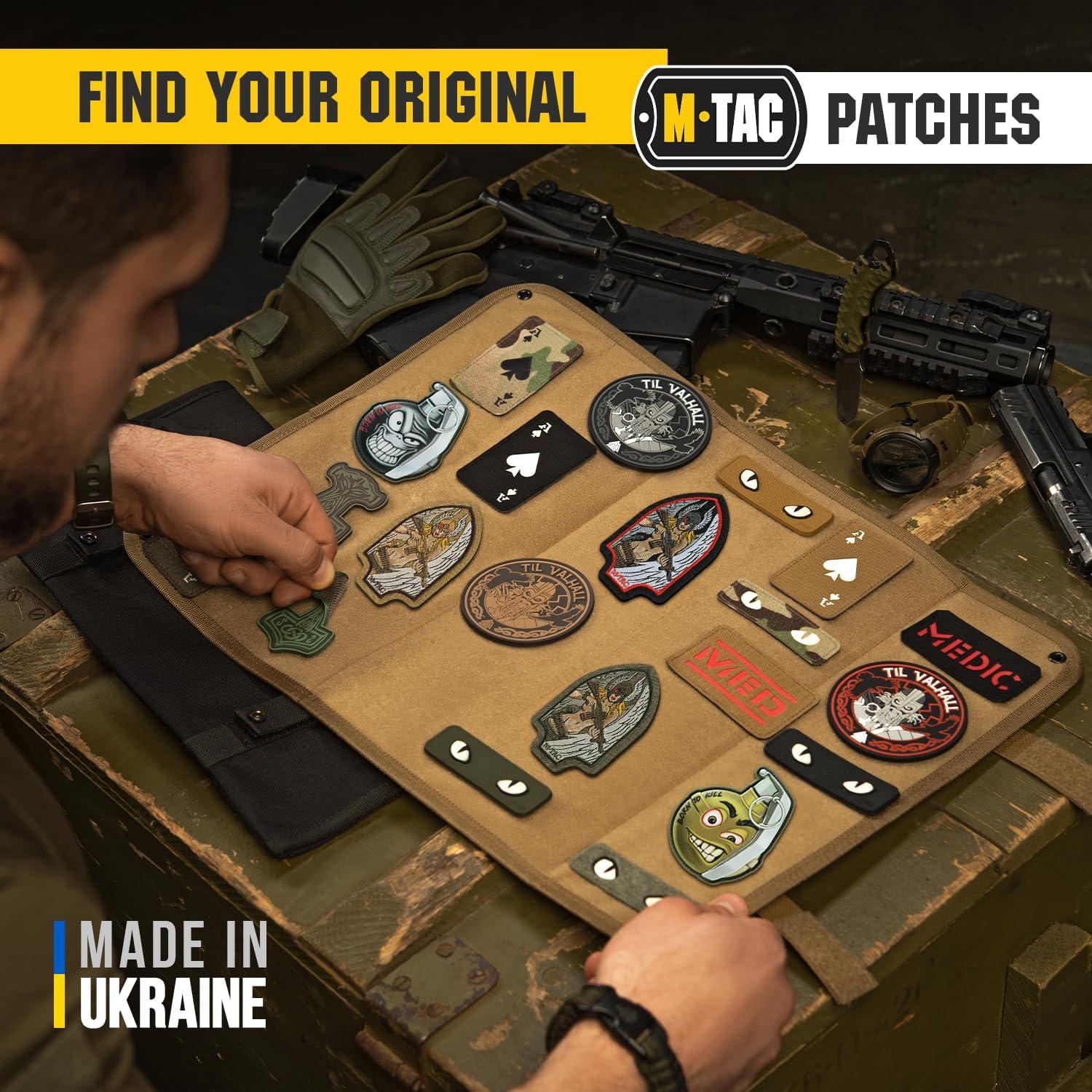 image:imageMTac Morale Patch Valkyrie PVC Tactical Military Patch with Hook Fastener Backing Patches for Vest Backpacks Hats BlackEmbroidered Ranger Green