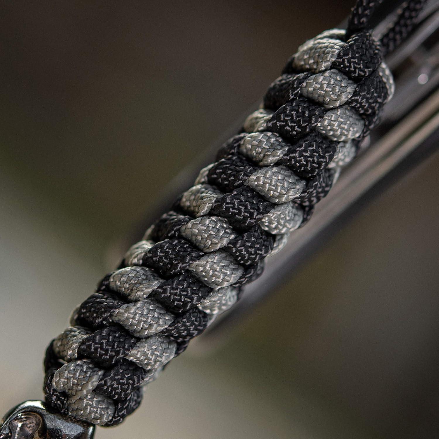 image:imageMTac Skull Knife Lanyard with Bead Paracord Lanyard for Knives amp EDC Tactical Knife Fob Pull Cord Durable ParacordCoyote