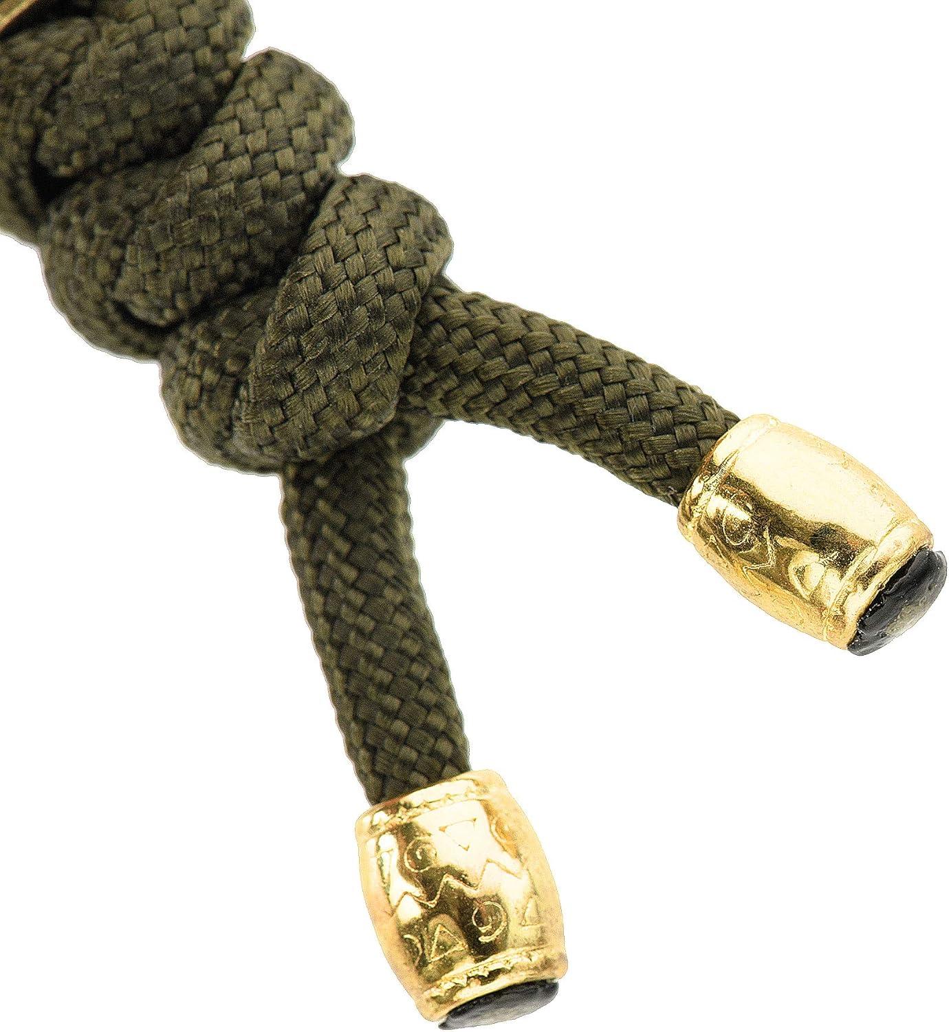image:imageMTac Skull Knife Lanyard with Bead Paracord Lanyard for Knives amp EDC Tactical Knife Fob Pull Cord Durable ParacordOlive