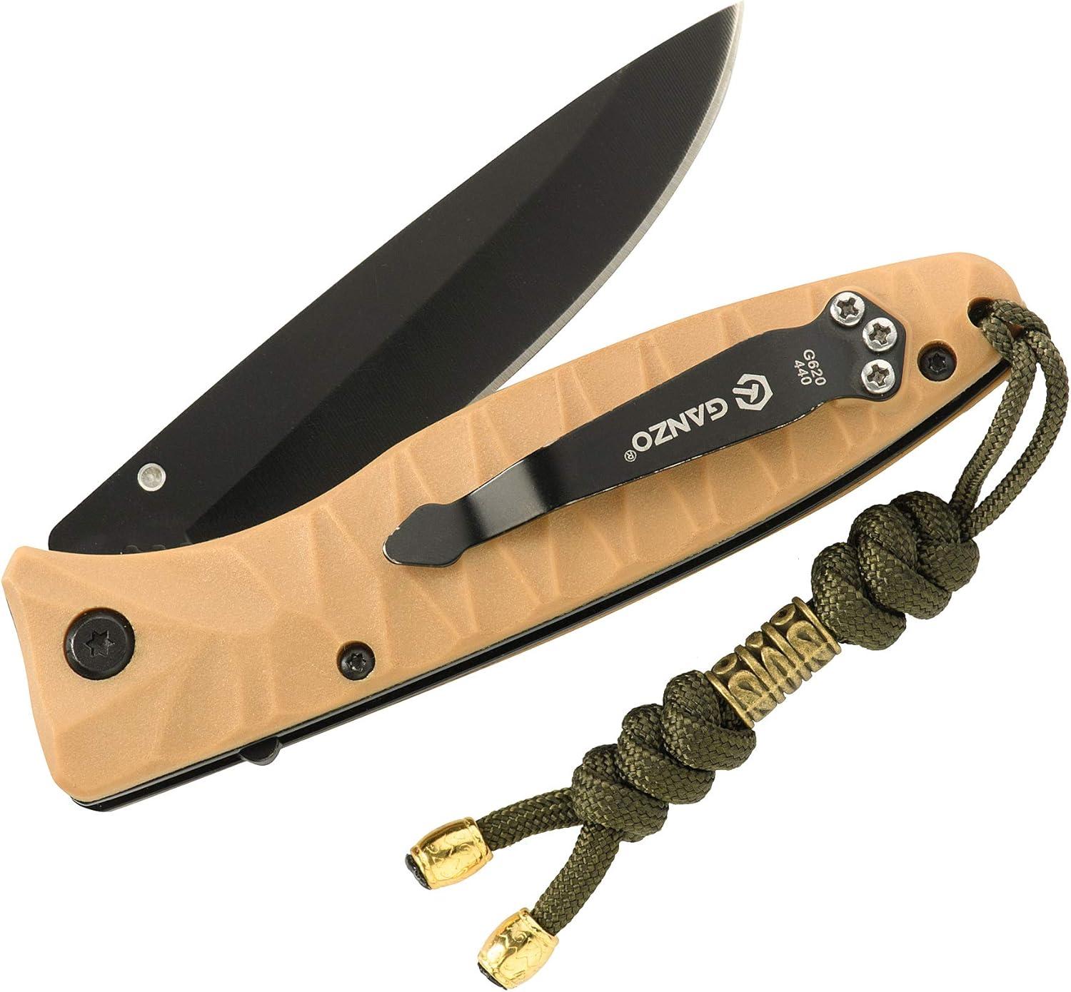 image:imageMTac Skull Knife Lanyard with Bead Paracord Lanyard for Knives amp EDC Tactical Knife Fob Pull Cord Durable ParacordOlive