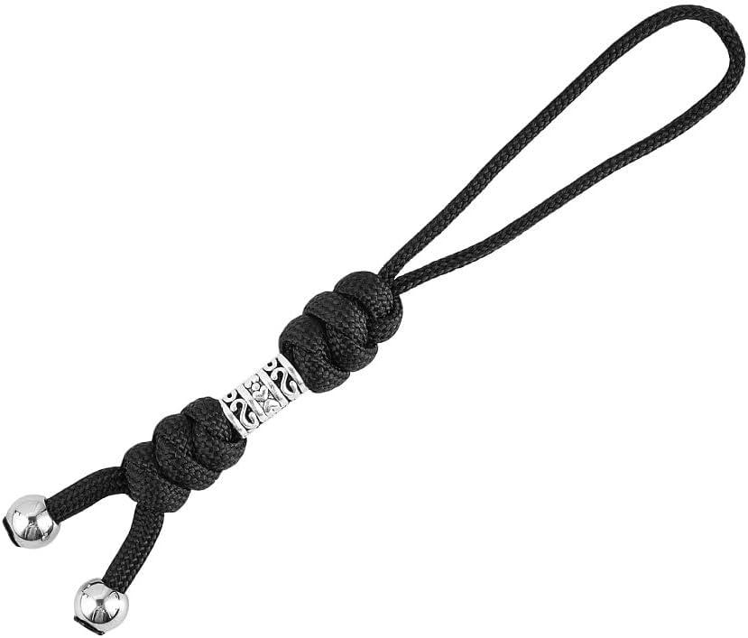 image:imageMTac Skull Knife Lanyard with Bead Paracord Lanyard for Knives amp EDC Tactical Knife Fob Pull Cord Durable ParacordTwotone