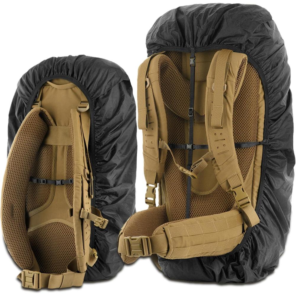 image:imageMTac Backpack Rain Cover Waterproof Bag Rain Cover for Hiking Travel Camping MilitaryBlack