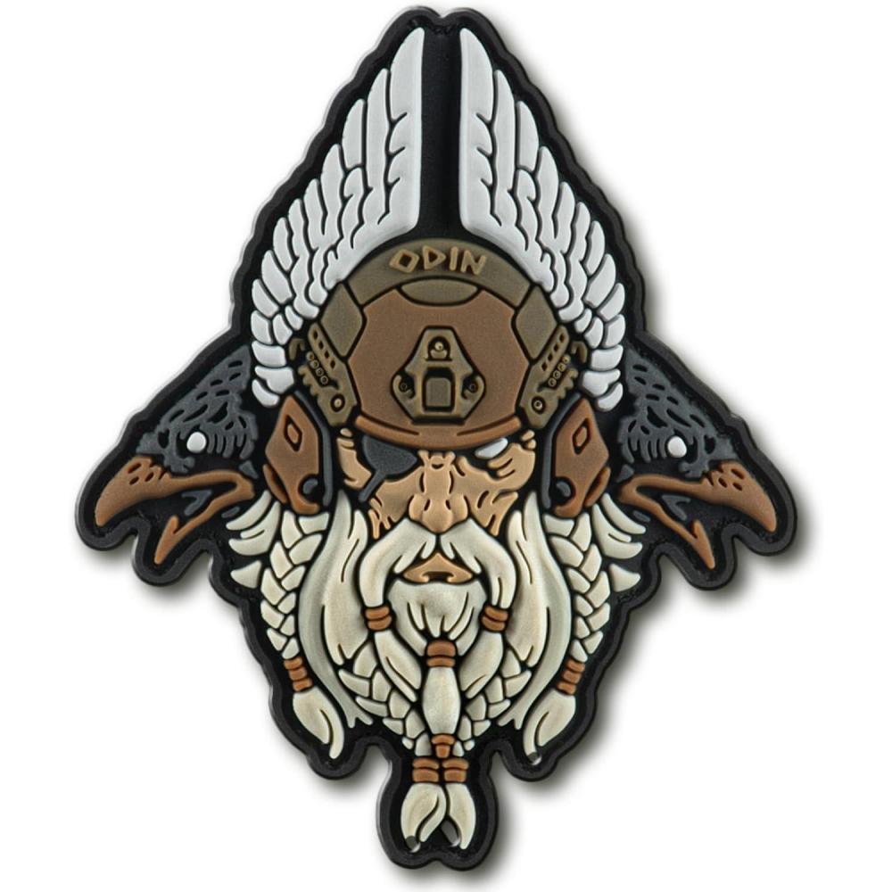 image:imageMTac Mjolnir Viking 3D PVC Morale Patches Military Tactical Army Morale WhiteWhiteCoyote