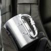 M-Tac 8.5oz Camping Mug with Collapsible Carabiner Handle – Stainless Steel Travel Cup for Hiking Coffee Tea