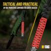 M-Tac Knife Lanyard with Bead – Paracord Lanyard for Knives & EDC – Tactical Knife Fob Pull Cord – Durable Paracord Accessory(Black)