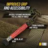 M-Tac Knife Lanyard with Bead – Paracord Lanyard for Knives & EDC – Tactical Knife Fob Pull Cord – Durable Paracord Accessory(Black)
