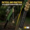 M-Tac Knife Lanyard with Bead – Paracord Lanyard for Knives & EDC – Tactical Knife Fob Pull Cord – Durable Paracord Accessory(Coyote)
