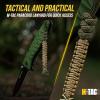 M-Tac Knife Lanyard with Bead – Paracord Lanyard for Knives & EDC – Tactical Knife Fob Pull Cord – Durable Paracord Accessory(Olive)