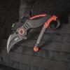 M-Tac Knife Lanyard with Bead – Paracord Lanyard for Knives & EDC – Tactical Knife Fob Pull Cord – Durable Paracord Accessory(Orange)