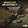 M-Tac Knife Lanyard with Metal Bead – Paracord Lanyard for Knives & EDC – Knife Fob Pull Cord – Durable Paracord Accessory(Black)