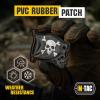 M-Tac Morale Patch Jolly Roger Pirate Flag – PVC Patches for Vest, Backpacks, Hats – Tactical Military Patch with Hook Fastener Backing (Olive/Black)(Black)