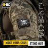 M-Tac Morale Patch Jolly Roger Pirate Flag – PVC Patches for Vest, Backpacks, Hats – Tactical Military Patch with Hook Fastener Backing (Olive/Black)(Black)