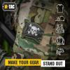 M-Tac Morale Patch Jolly Roger Pirate Flag – PVC Patches for Vest, Backpacks, Hats – Tactical Military Patch with Hook Fastener Backing (Olive/Black)(Olive/Black)