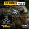 M-Tac Morale Patch Jolly Roger Pirate Flag – PVC Patches for Vest, Backpacks, Hats – Tactical Military Patch with Hook Fastener Backing (Olive/Black)(Olive/Black)