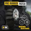 M-Tac Morale Patch Valkyrie – PVC Tactical Military Patch with Hook Fastener Backing – Patches for Vest, Backpacks, Hats (Black)(Black)