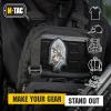 M-Tac Morale Patch Valkyrie – PVC Tactical Military Patch with Hook Fastener Backing – Patches for Vest, Backpacks, Hats (Black)(Black)